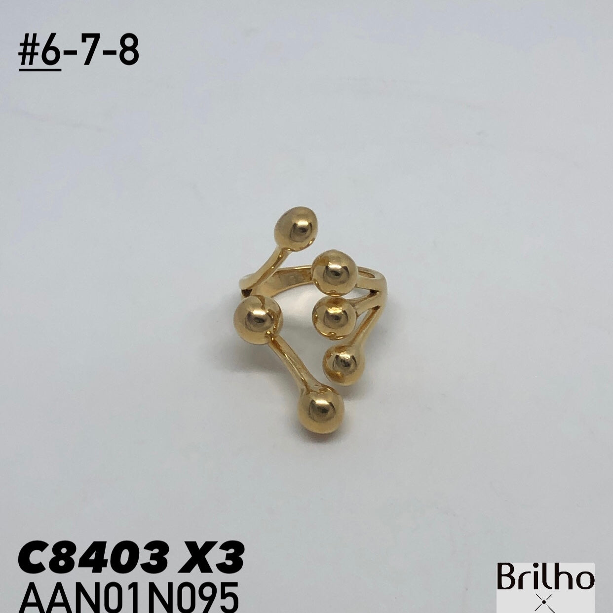AAN01N095 ANILLO PQX3 #6-7-8