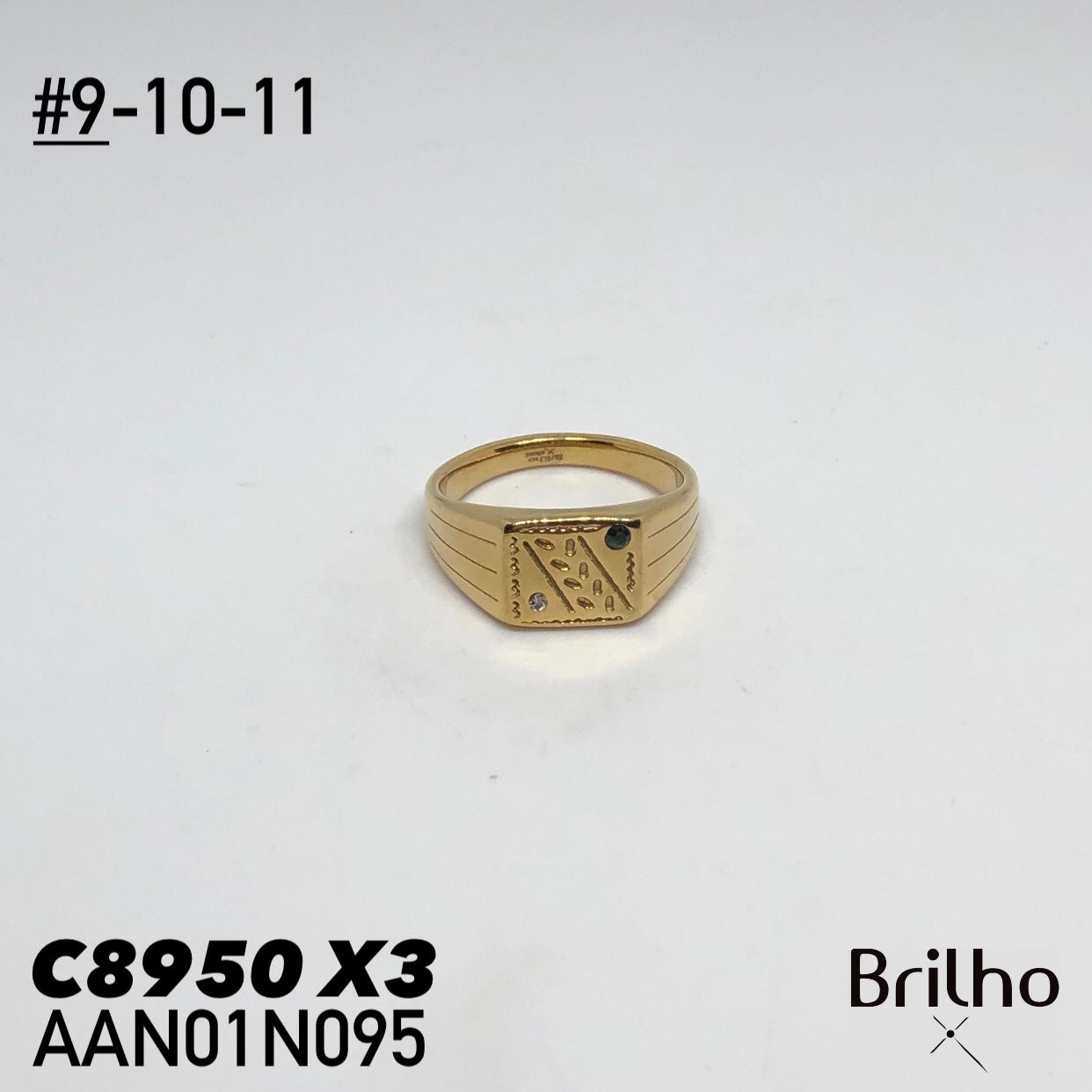 AAN01N095 ANILLO PQX3 #9-10-11