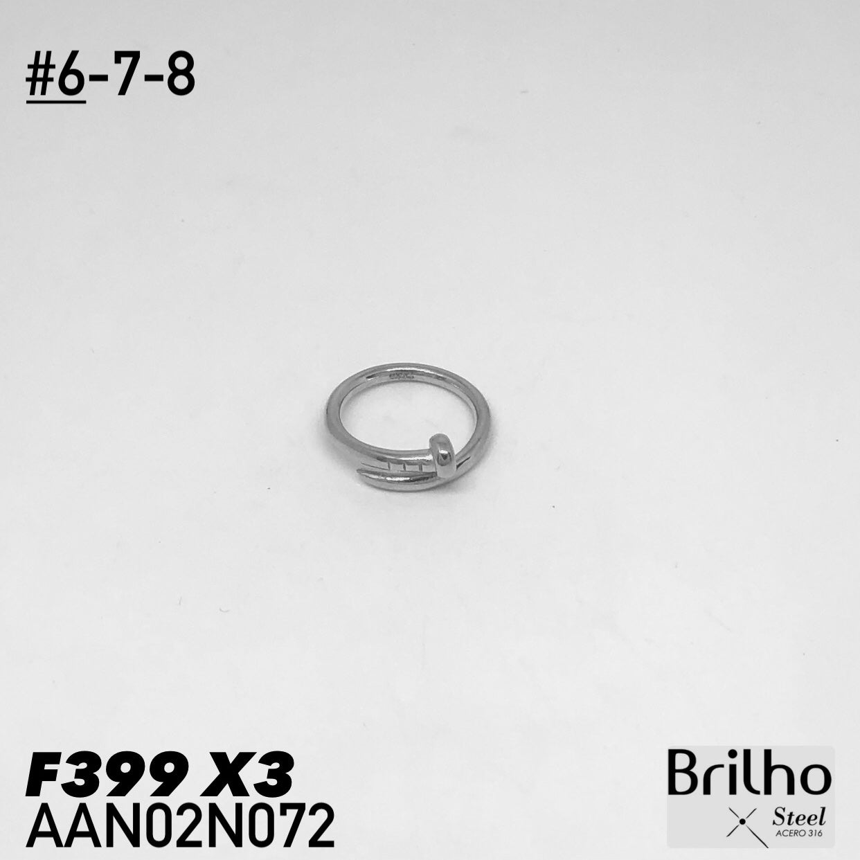 AAN02N072 ANILLO PQX3 #6-7-8