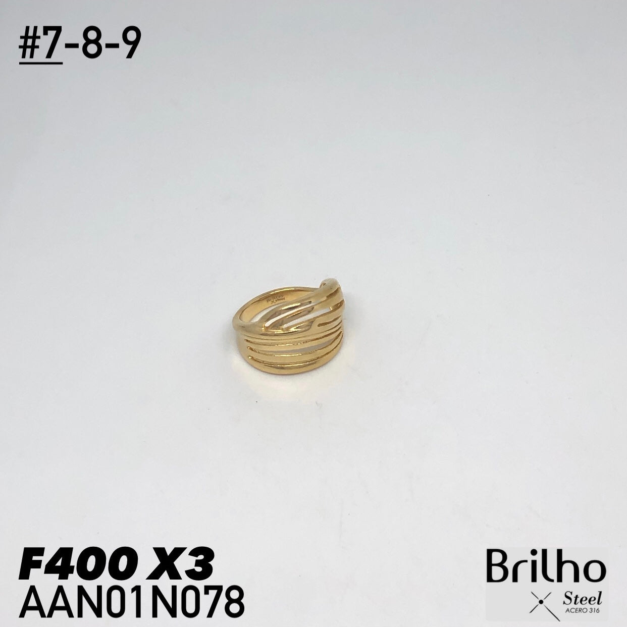 AAN01N078 ANILLO PQX3 #7-8-9