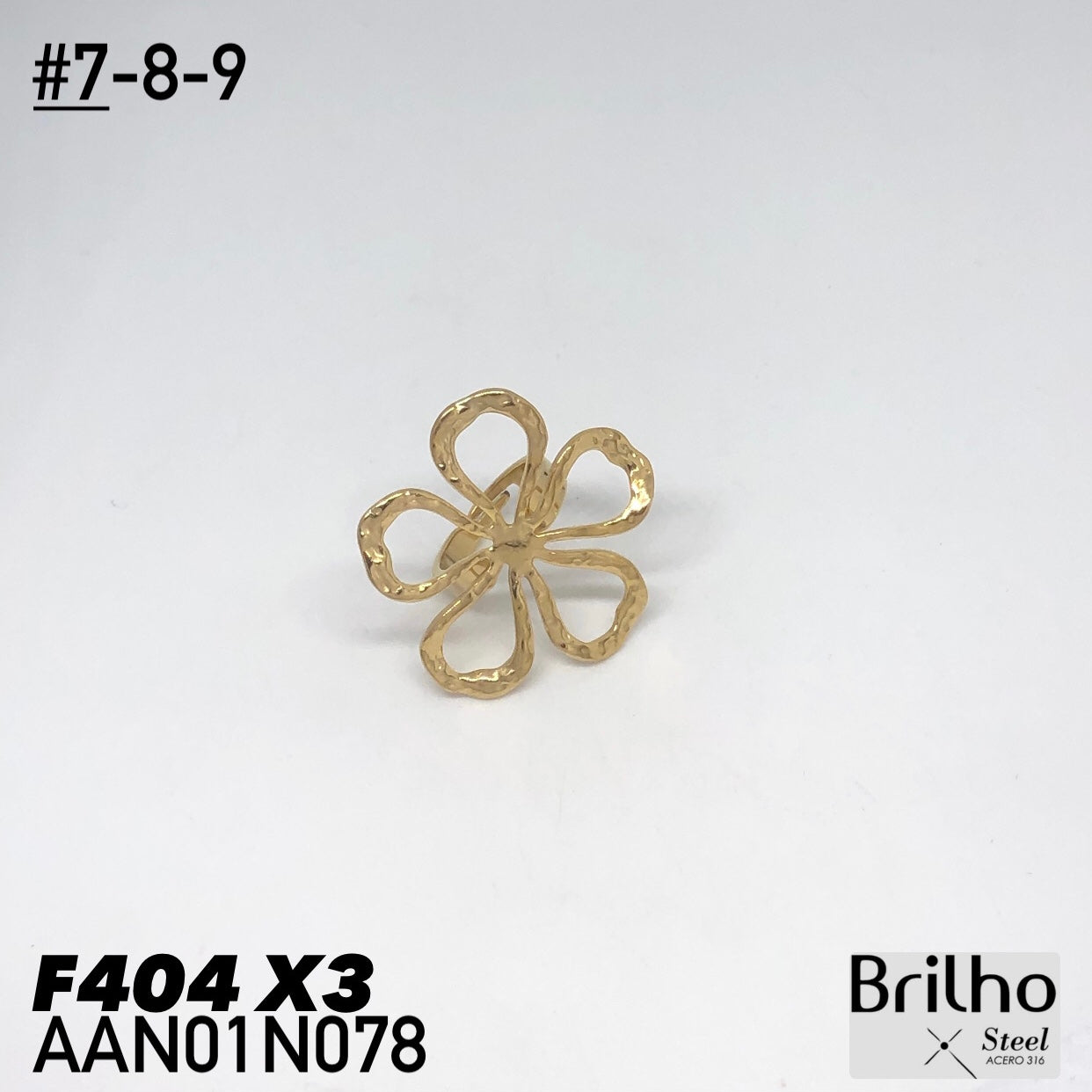 AAN01N078 ANILLO PQX3 #7-8-9