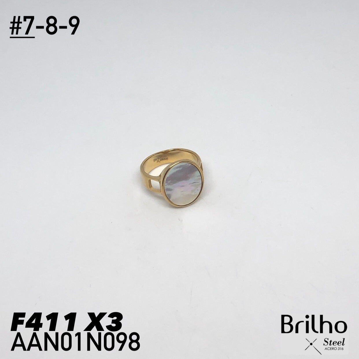 AAN01N098 ANILLO PQX3 #7-8-9