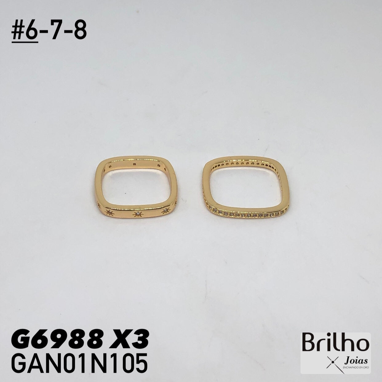 GAN01N105 ANILLO PQX3 -6-7-8