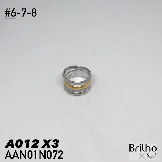 AAN01N072 ANILLO PQX3 3 #6-7-8