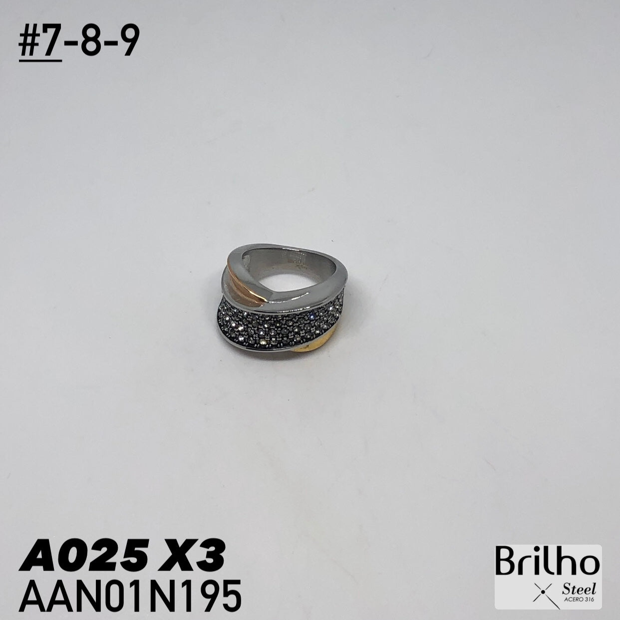AAN01N195 ANILLO PQX3 #7-8-9