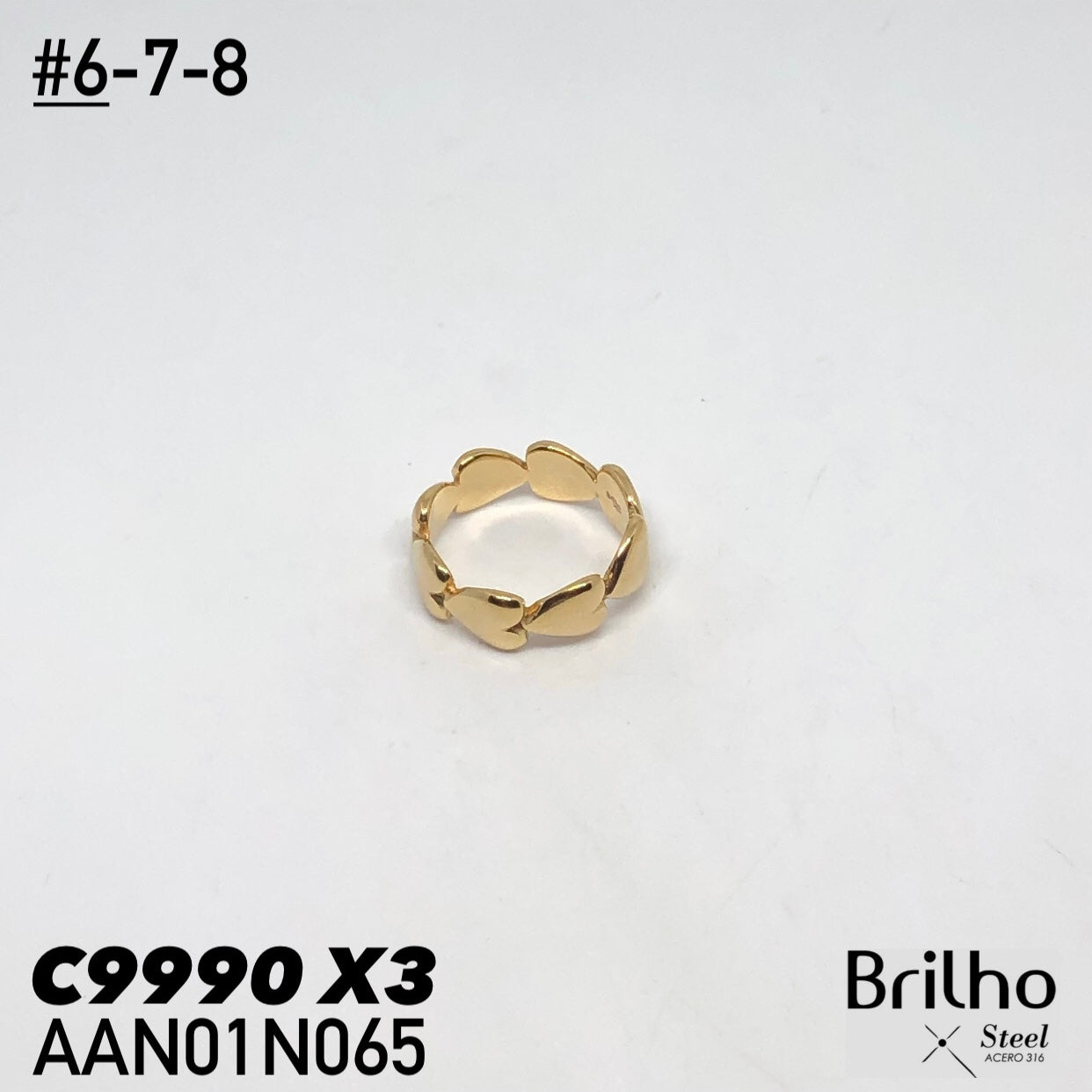 AAN01N065 ANILLO PQX3 3 #6-7-8