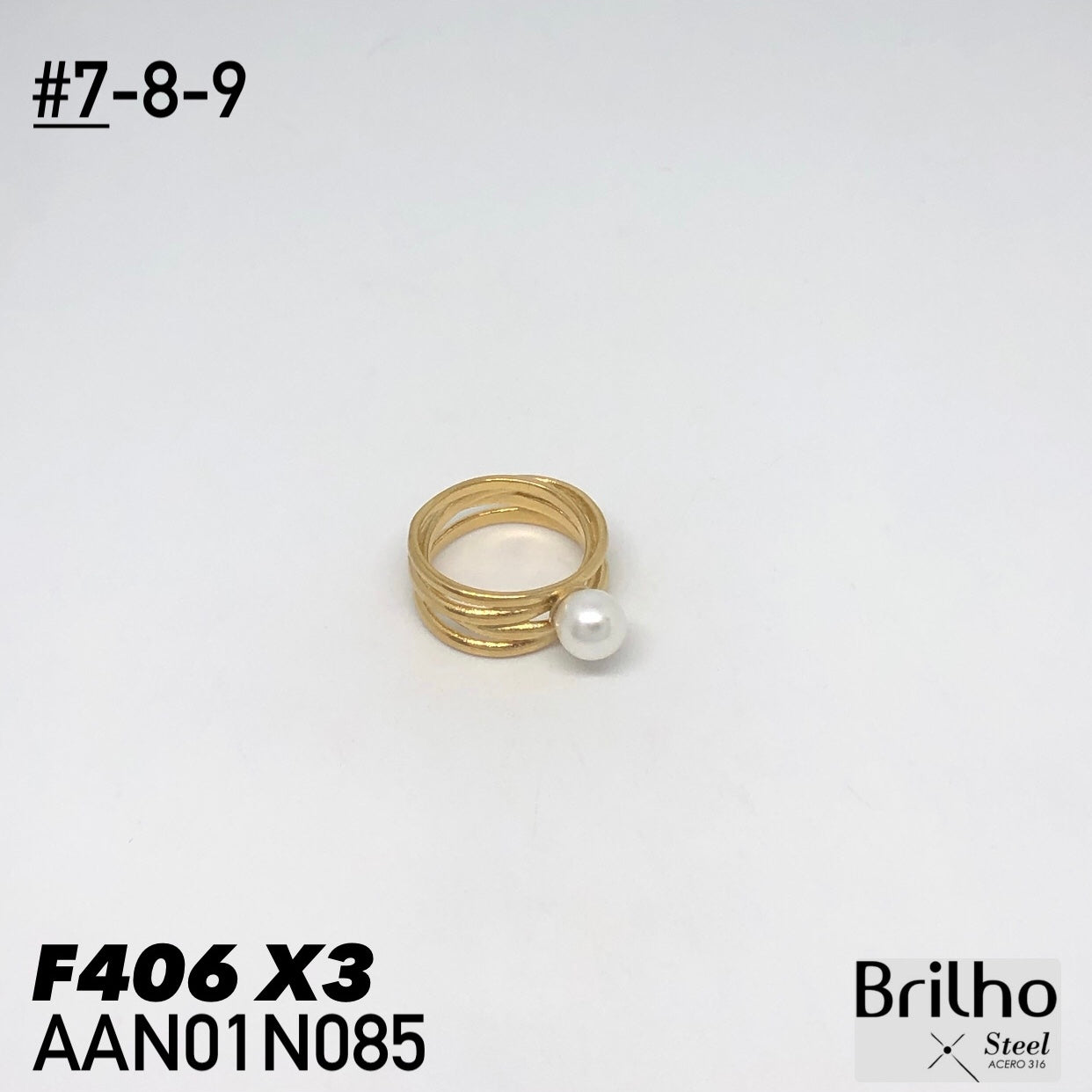 AAN01N085 ANILLO PQX3 #7-8-9