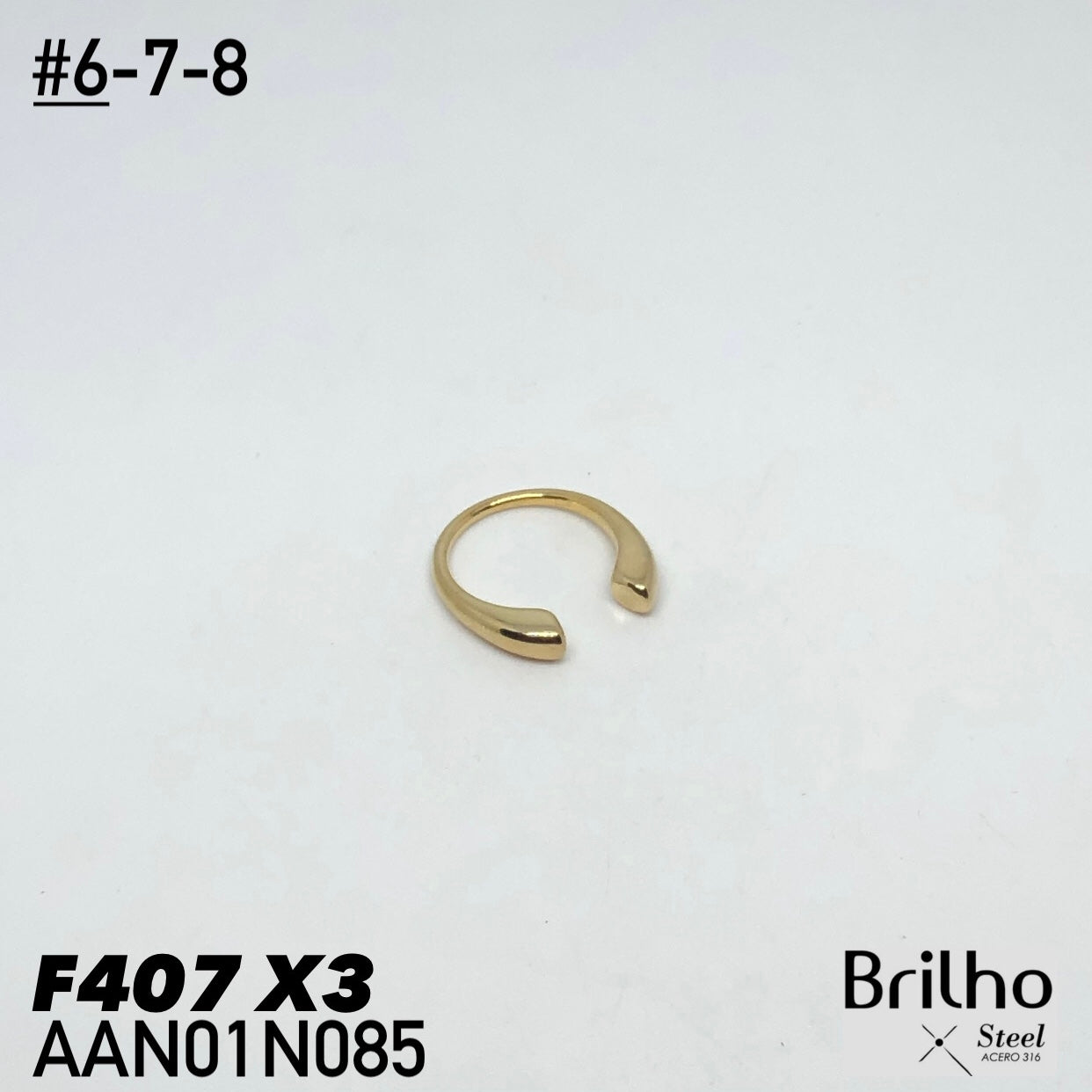 AAN01N085 ANILLO PQX3 #6-7-8