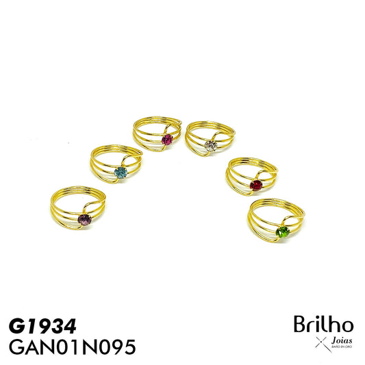 GAN01N095 ANILLO COLOR SURTIDO