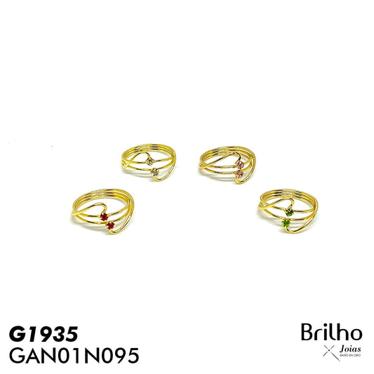 GAN01N095 ANILLO COLOR SURTIDO