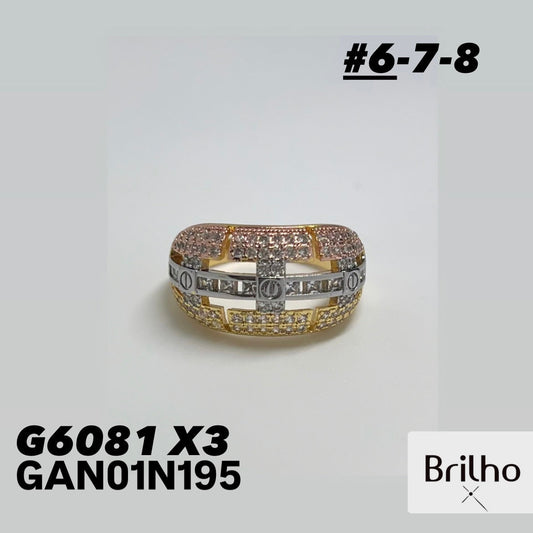 GAN01N195 ANILLO PQX3 #6-7-8