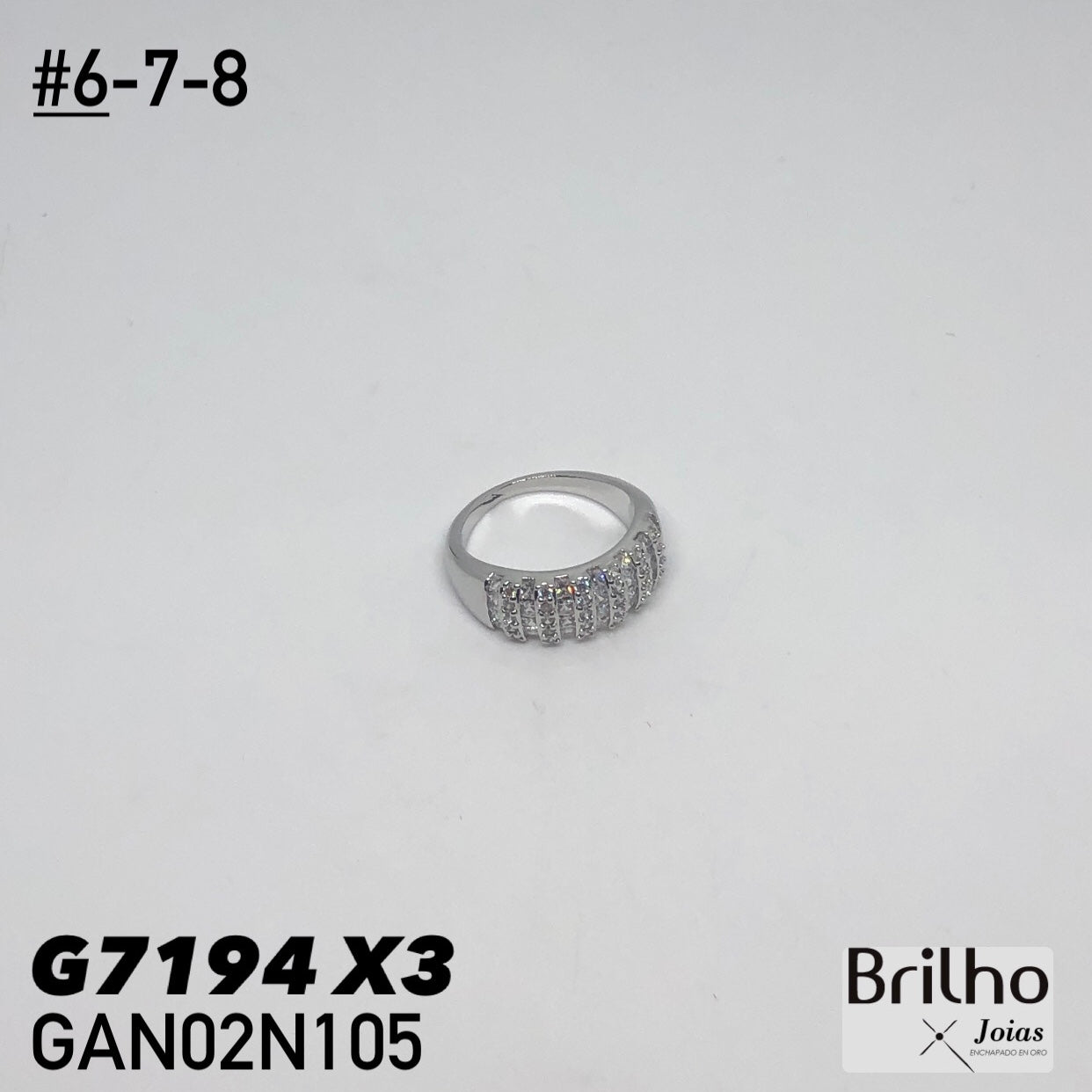 GAN02N105 ANILLO PQX3 #6-7-8